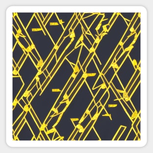 Gold pattern Sticker